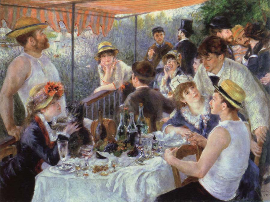 Pierre-Auguste Renoir luncheon of the boating party